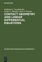 Contact Geometry and Linear Differential Equations 3110133814 Book Cover