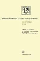 Die Bewertung Der Wiederverheiratung (Der Zweiten Ehe) in Der Antike Und in Der Fruhen Kirche: 314. Sitzung Am 21. Oktober 1987 in Dusseldorf 3531072927 Book Cover