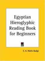 Egyptian Hieroglyphic Reading Book for Beginners 1162593849 Book Cover
