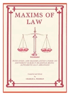 Maxims of Law: - An English Version - null Book Cover