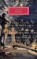 The Works of Jules Verne: Twenty Thousand Leagues Under the Sea/a Journey to the Center of the Earth/Around the World in Eighty Days/3 Books in 1 1435115554 Book Cover