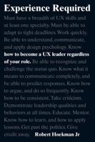 Experience Required: How to become a  UX leader regardless of your role 0134398270 Book Cover