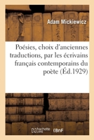 Poésies, choix des plus anciennes traductions 2329415419 Book Cover
