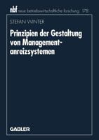 Prinzipien Der Gestaltung Von Managementanreizsystemen 3409132775 Book Cover