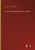 Textgeschichte von Thomson's Seasons (German Edition) 3368535269 Book Cover