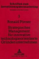 Strategisches Management Fuer Innovative Technologieorientierte Gruenderunternehmen 3631408986 Book Cover