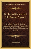 Dei Pericoli Minacciati Alle Banche Popolari: E A Ogni Forma Di Societa Cooperativa Dai Nuovi Progetti Di Revisione Del Codice Di Commercio (1895) 1160417075 Book Cover