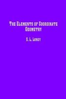 The Elements of Coordinate Geometry 1015689507 Book Cover