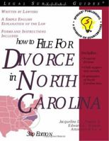 How to File for Divorce in North Carolina : With Forms (Legal Survival Guides) 157071326X Book Cover
