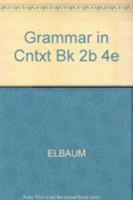 Grammar in Context Split Text 2b 1413007449 Book Cover