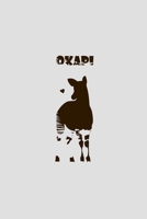 Okapi: Cute Notebook with Animal 120 Pages Lined 1710238054 Book Cover