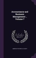 Accountancy and business management .. Volume 7 1178278239 Book Cover