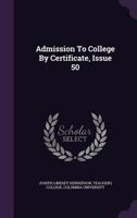 Admission to College by Certificate 1174803088 Book Cover