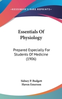 Essentials of Physiology 054866871X Book Cover