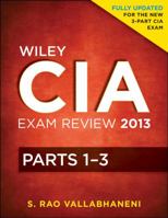 Wiley CIA Exam Review 2013, Complete Set (Wiley CIA Exam Review Series) (Parts 1 - 3) 1118120604 Book Cover