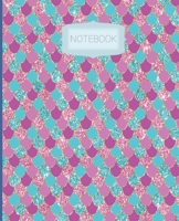 Notebook: Wide Ruled Line Notebook, School Notebook, Homes School Notebook, Gift for Kids, Students, Teens, 7.5 x 9.25 inches, Mermaid Notebook 1708087370 Book Cover