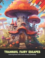 Tranquil Fairy Escapes: Coloring Book with Cute Fantasy Dwellings, 50 Pages, 8.5 x 11 inches B0CHGGXTLR Book Cover