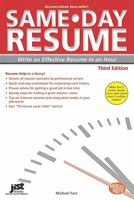 Same Day Resume: Write an Effective Resume in an Hour 1593579063 Book Cover
