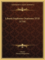 Libanii Sophistae Orationes XVII (1754) 1166180190 Book Cover