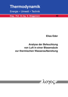 Analyse Der Befeuchtung Von Luft in Einer Blasensaule Zur Thermischen Wasseraufbereitung 3832555854 Book Cover