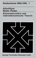 Elementare Mikro- Und Makrookonomische Theorie 3531211242 Book Cover