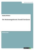 Die Bedeutungstheorie Donald Davidsons 3656536686 Book Cover