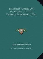 Selected Works On Economics In The English Language 1169392407 Book Cover