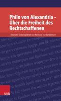Philo Von Alexandria - Uber Die Freiheit Des Rechtschaffenen 3525534655 Book Cover