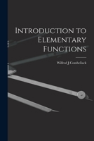 Introduction to Elementary Functions 1014139767 Book Cover