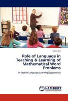 Role of Language in Teaching & Learning of Mathematical Word Problems 3845442557 Book Cover