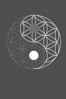 Sacred Geometry Yin Yang: 6" x 9" dotted grid blank 120 pages, journal, notebook or diary 1077857500 Book Cover
