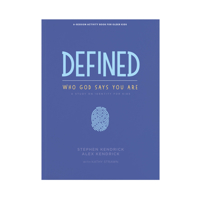 Defined: Who God Says You Are - Older Kids Activity Book: A Study on Identity for Kids 153595678X Book Cover