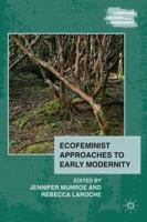 Ecofeminist Approaches to Early Modernity 1349296473 Book Cover