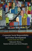 Corporate Social Responsibility and Urban Development 0230525326 Book Cover