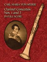 Clarinet Concertos Nos. 1 and 2 in Full Score 048644628X Book Cover