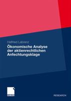 Okonomische Analyse Der Aktienrechtlichen Anfechtungsklage 383492914X Book Cover