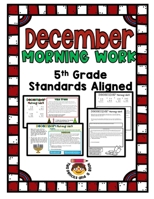 Fifth Grade Morning Work for December: Standards-Aligned 5th Grade Morning Work B0BNHF2VJC Book Cover