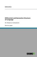Differential and Generative Structure of Language: An Analysis on Collocations 3640554272 Book Cover