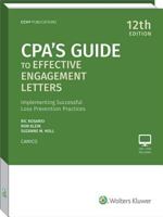 CPA's Guide to Effective Engagement Letters (12th Edition) 0808044753 Book Cover