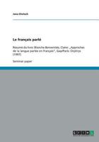 Le français parlé 3640422716 Book Cover