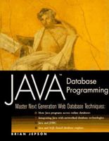 Java Database Programming 0471165182 Book Cover