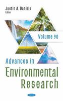 Advances in Environmental Research 1536186856 Book Cover