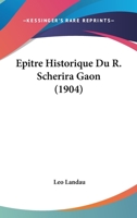 Epitre Historique 1246366568 Book Cover