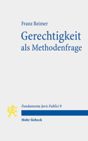 Gerechtigkeit ALS Methodenfrage 316159553X Book Cover