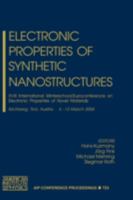 Electronic Properties of Novel Nanostructures: XIX International Winterschool/Euroconference on Electronic Properties of Novel Materials (AIP Conference Proceedings) 0735402752 Book Cover