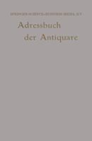 Internationales Adressbuch Der Antiquar-Buchhandler / International Directory of Second-Hand Booksellers / Annuaire International Des Librairies D'Occasion 9401764352 Book Cover