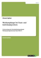 Wettkampfangst Bei Team- Und Individualsportlern 3668116148 Book Cover