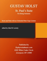 St. Paul's Suite: Full Score and Parts for String Orchestra B08D4VQ5YS Book Cover