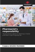 Pharmacist's responsibility 6209039871 Book Cover