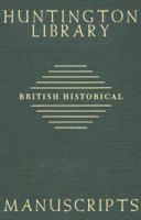 Guide to British Historical Manuscripts in the Huntington Library (448p) 0873281179 Book Cover